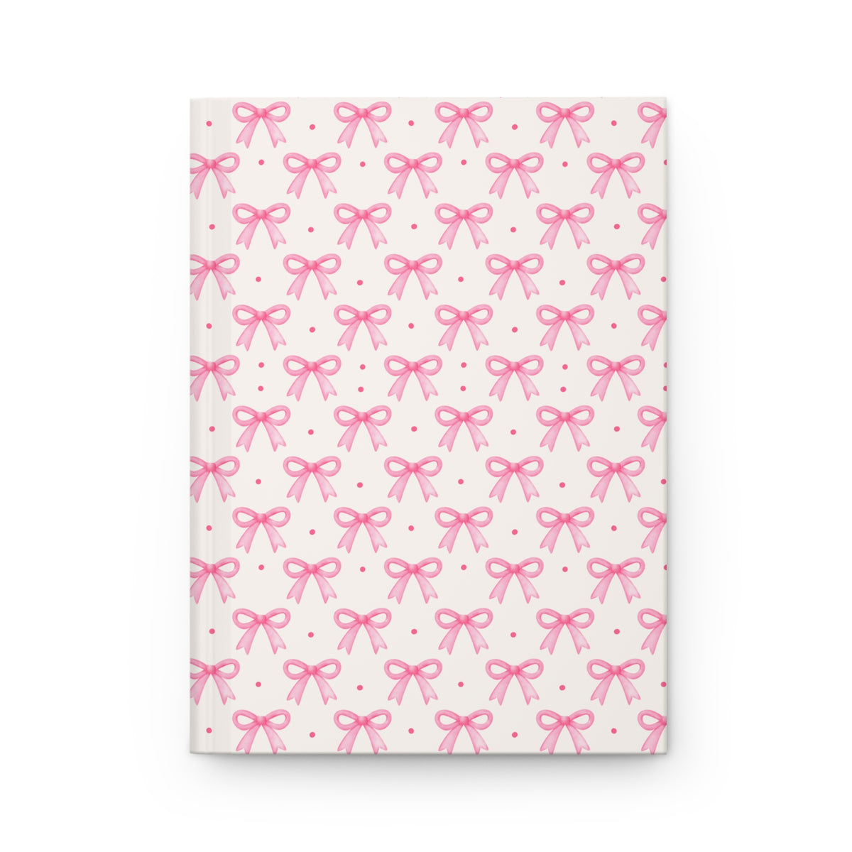 Chic Pink Coquette Bow Hardcover Journal - Perfect for Note-Taking and Journaling - Sydney So Sweet