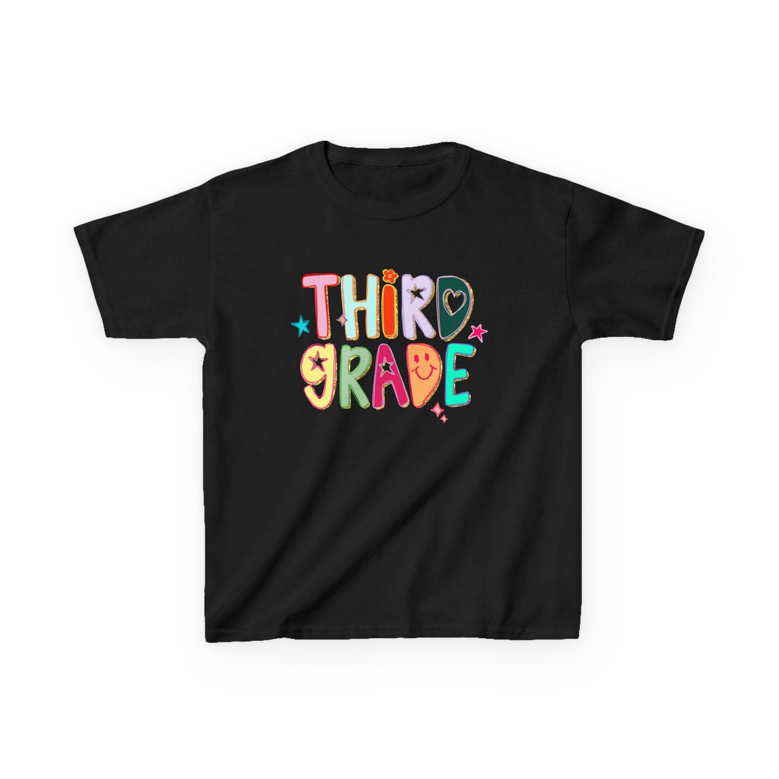 Third Grade Kids T-Shirt Cute & Colorful Back to School 3rd Grade Tee