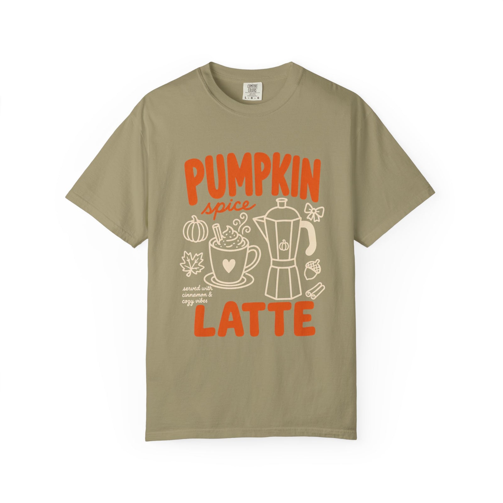 Pumpkin Spice Latte T‑Shirt Retro Fall Coffee Graphic Tee