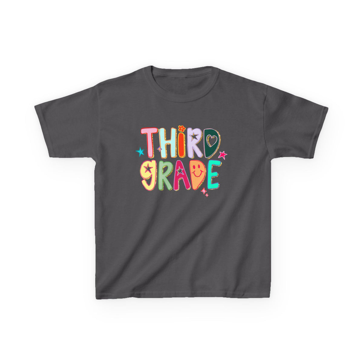 Third Grade Kids T-Shirt Cute & Colorful Back to School 3rd Grade Tee