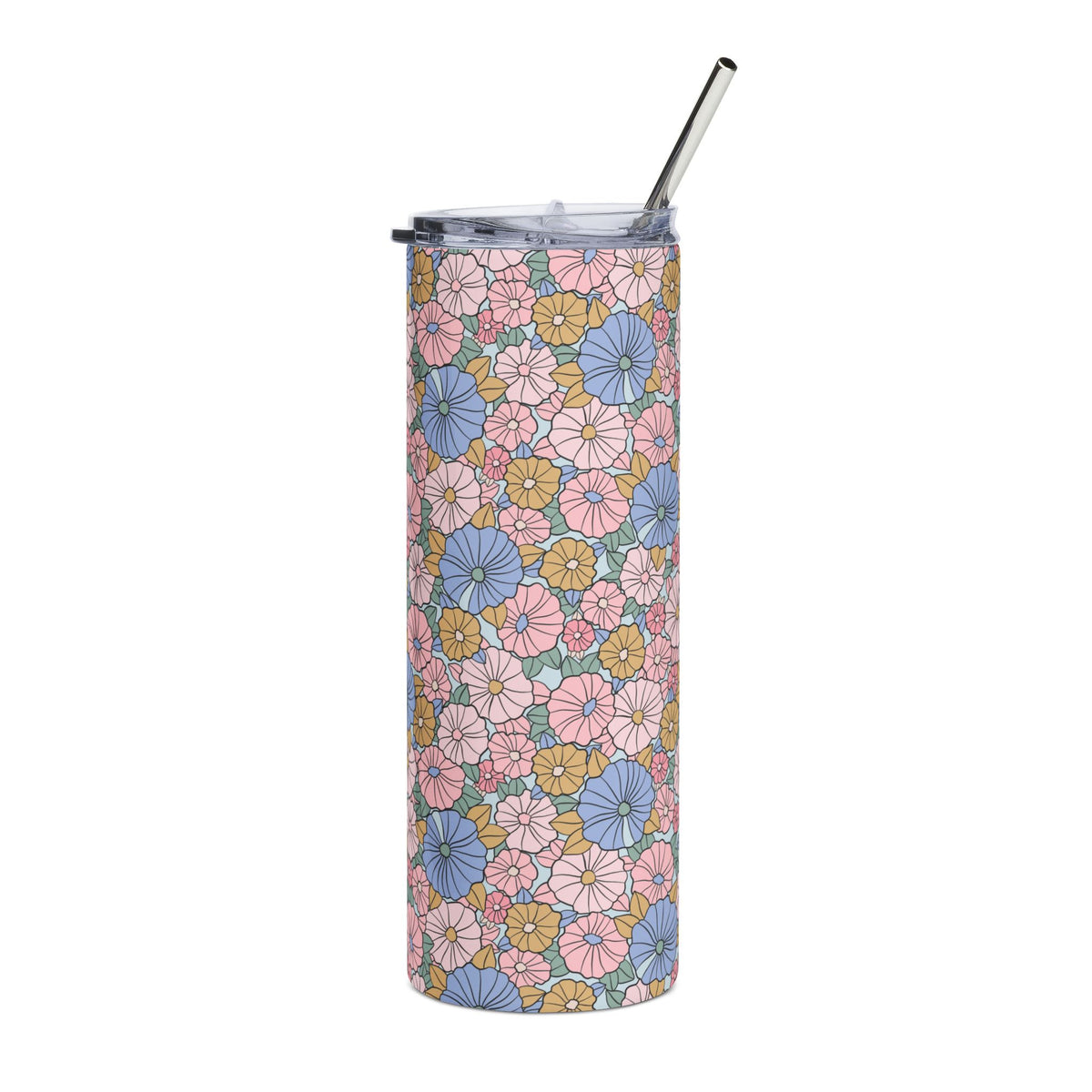 Dreamy Daisy 20oz Floral Stainless Steel Tumbler Insulated Travel Cup