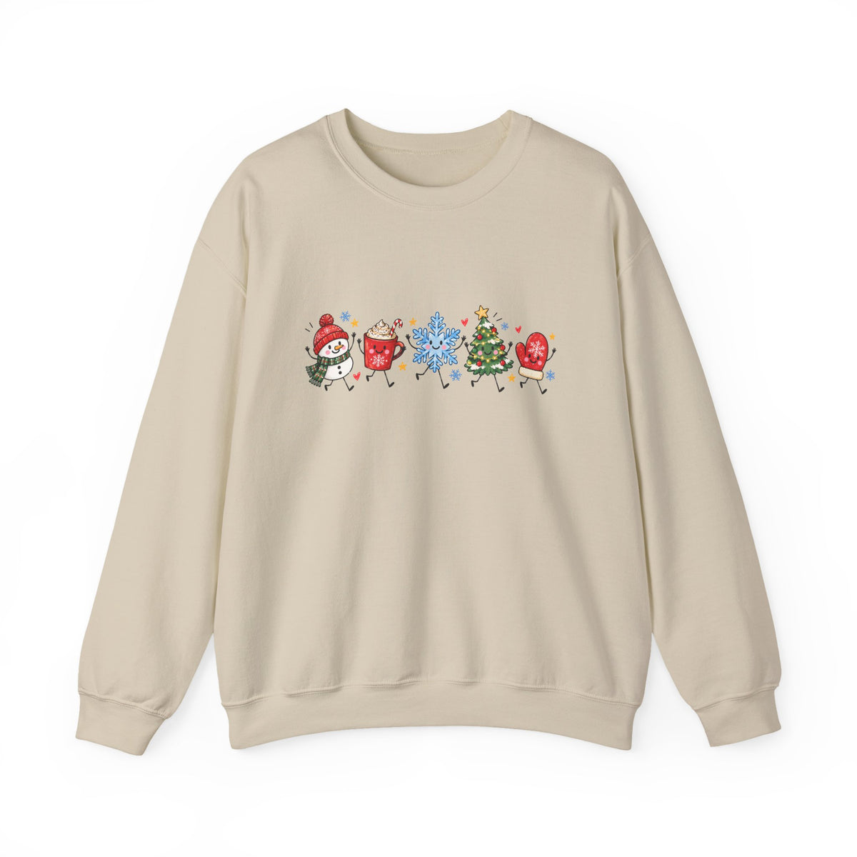 Winter Doodles Christmas Crewneck Women's Sweatshirt