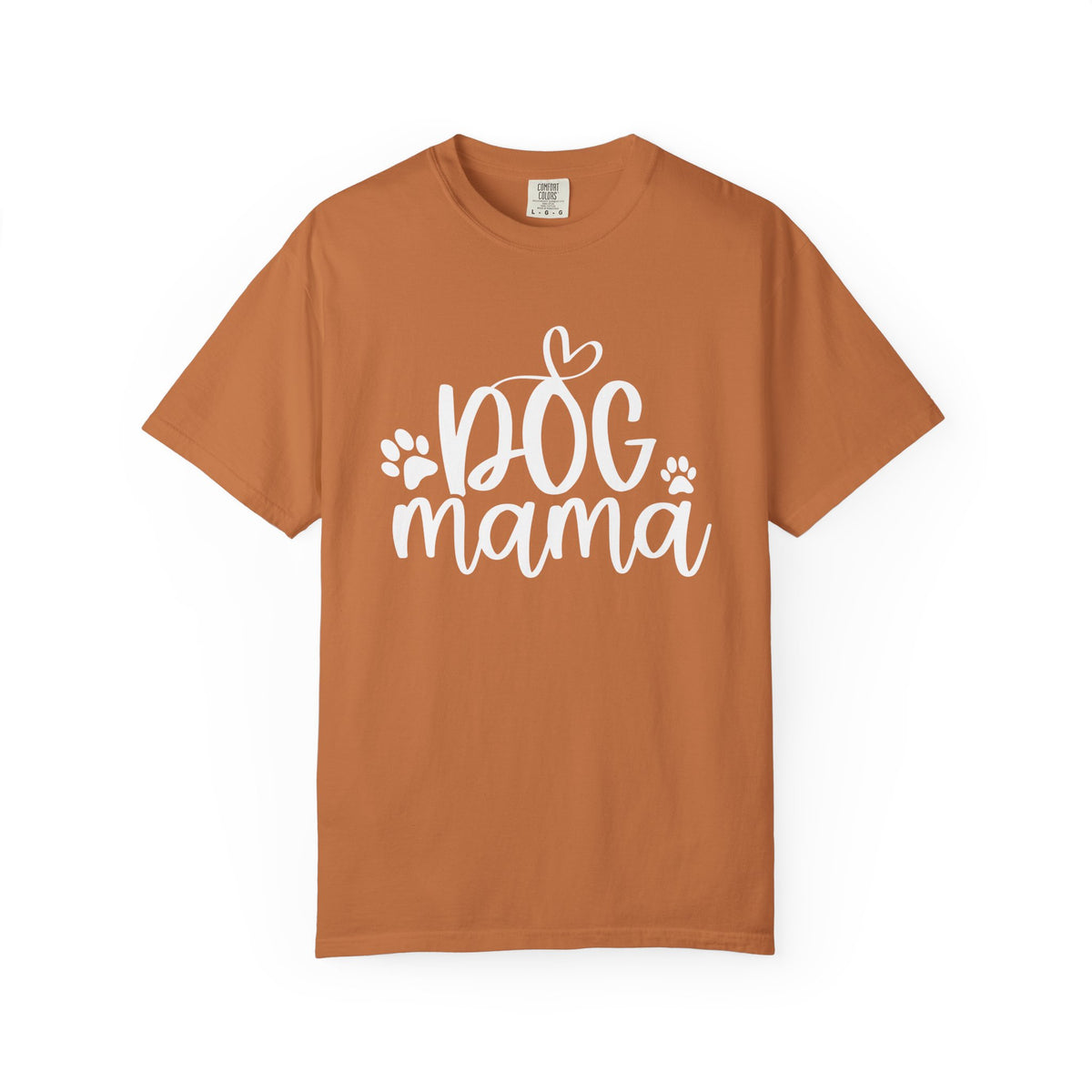 Dog Mama Heart Paws T-Shirt Cute Dog Mom Graphic Tee