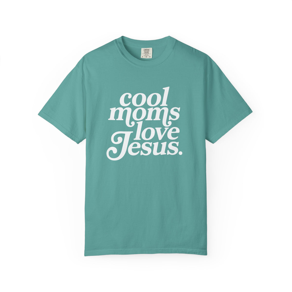 Cool Moms Love Jesus Graphic T-Shirt Christian Mom Graphic Tee