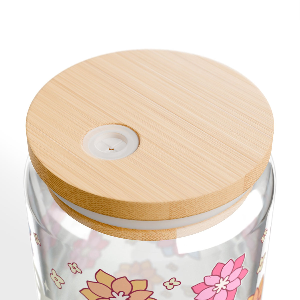 On My Way to Get Coffee Tumbler Sipper Glass 16oz — Reusable Drink Jar with Lid & Straw