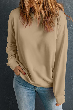 Round Neck Dropped Shoulder Sweatshirt - Sydney So Sweet