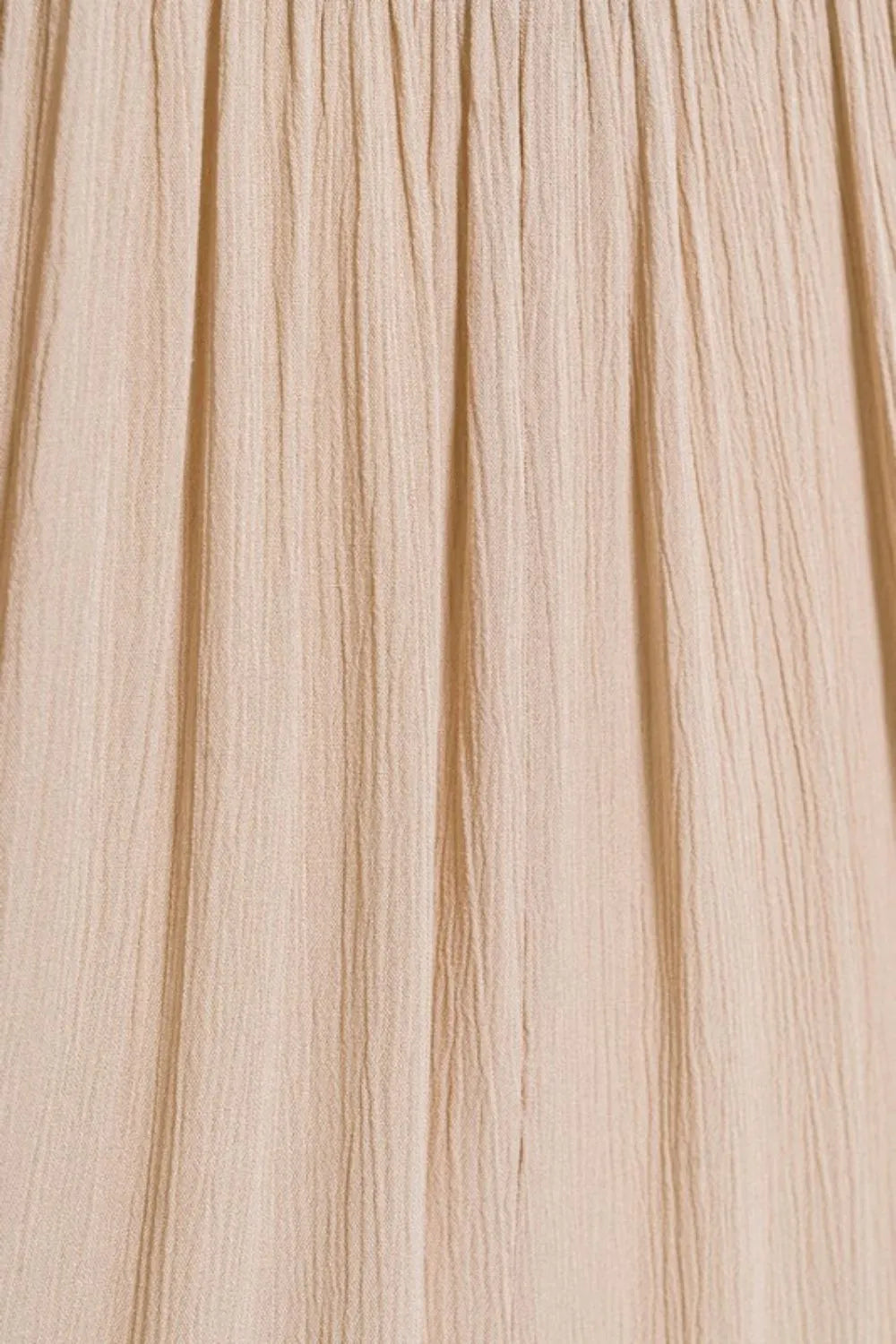 Zenana Woven Crinkle Smocked Waist Maxi Skirt W Pockets - Sydney So Sweet