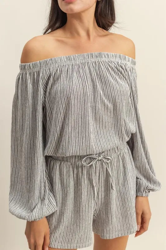 HYFVE Off Shoulder Top and Shorts Set - Sydney So Sweet