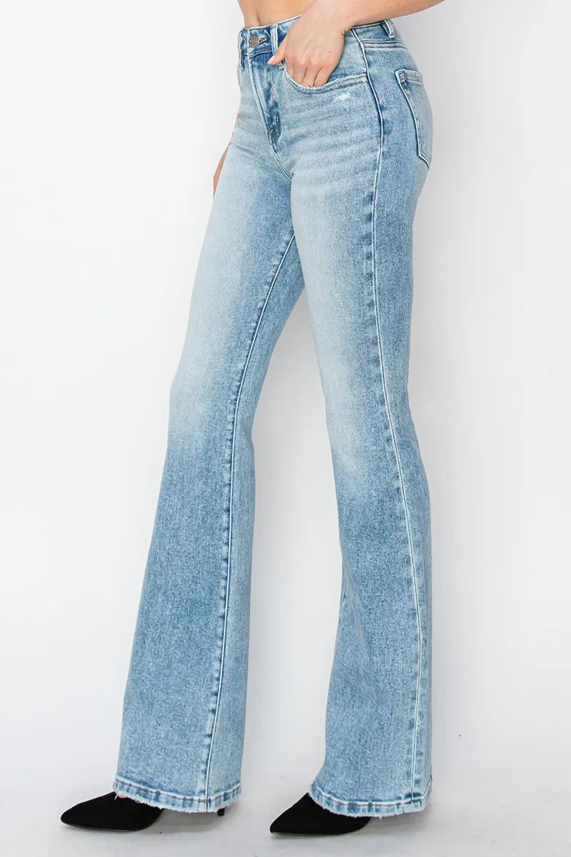 RISEN High Rise Bootcut Jeans - Sydney So Sweet
