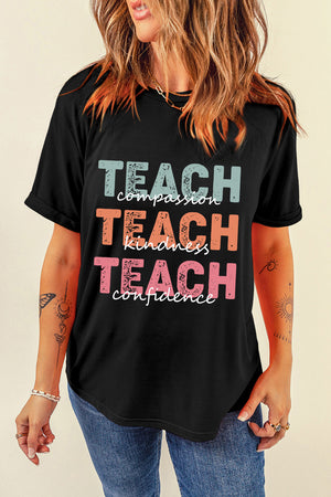 Teach Teach Teach Short Sleeve Women's Graphic T-Shirt - Sydney So Sweet