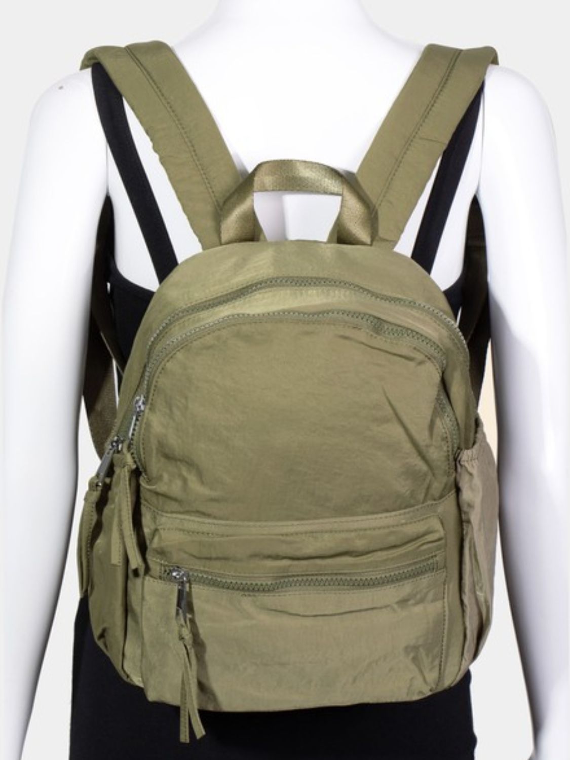 Fame Nylon Multi Pocket Backpack Bag - Sydney So Sweet