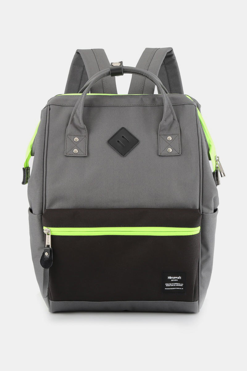 Himawari Contrast Waterproof Backpack Bag with Reinforced Edges - Sydney So Sweet