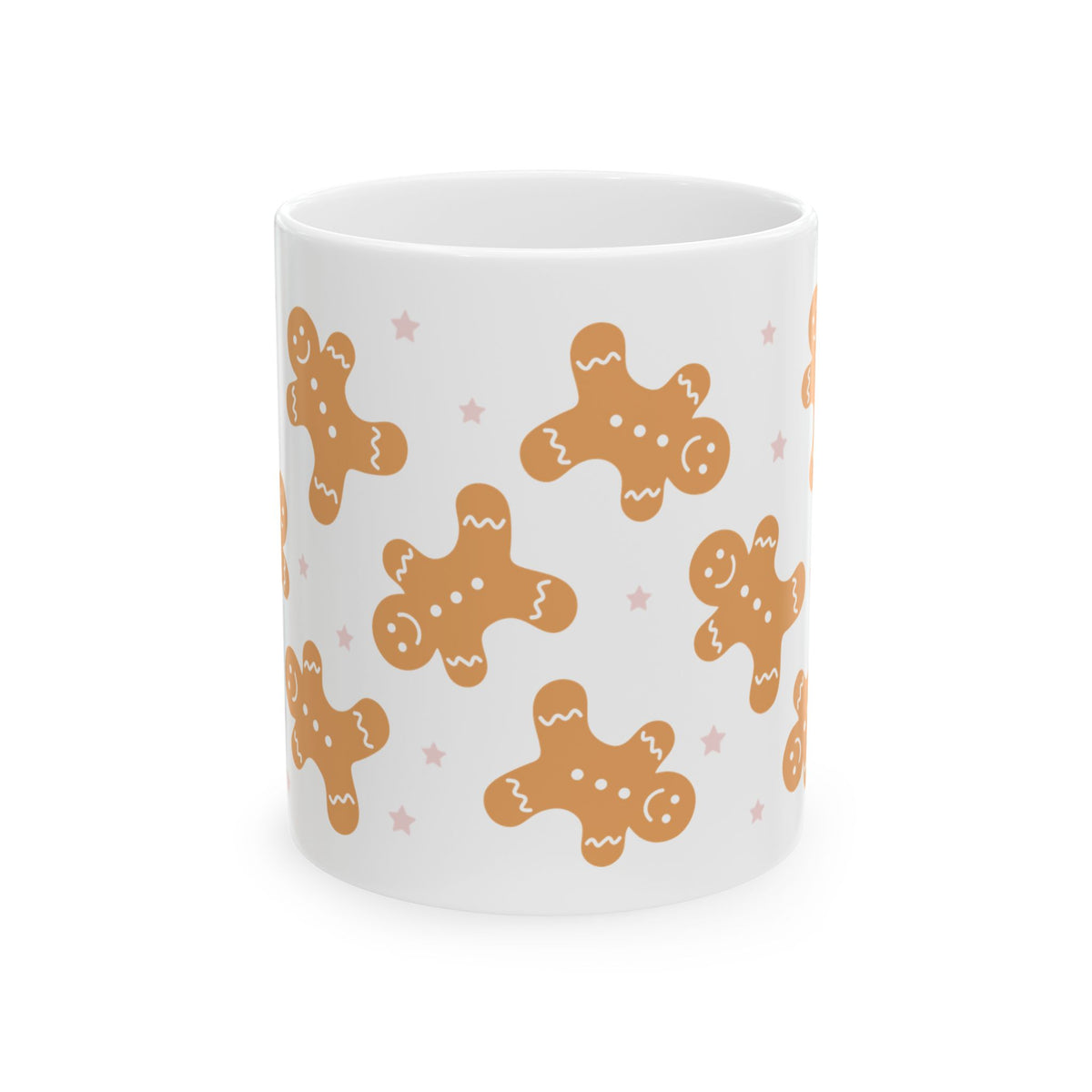 Christmas Gingerbread Cookies Ceramic Mug Coffee Cup (11oz & 15oz)