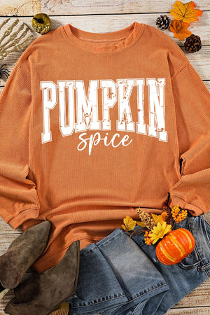 Pumpkin Spice Long Sleeve Sweatshirt - Sydney So Sweet