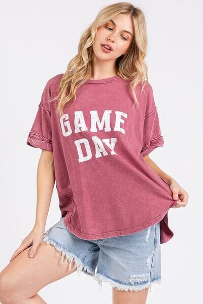 Mittoshop GAME DAY Round Neck Short Sleeve T-Shirt - Sydney So Sweet