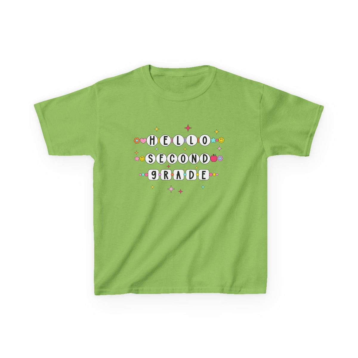 Friendship Bracelets Hello Second Grade Kids Tee Cute 2nd Grade Back to School T-Shirt
