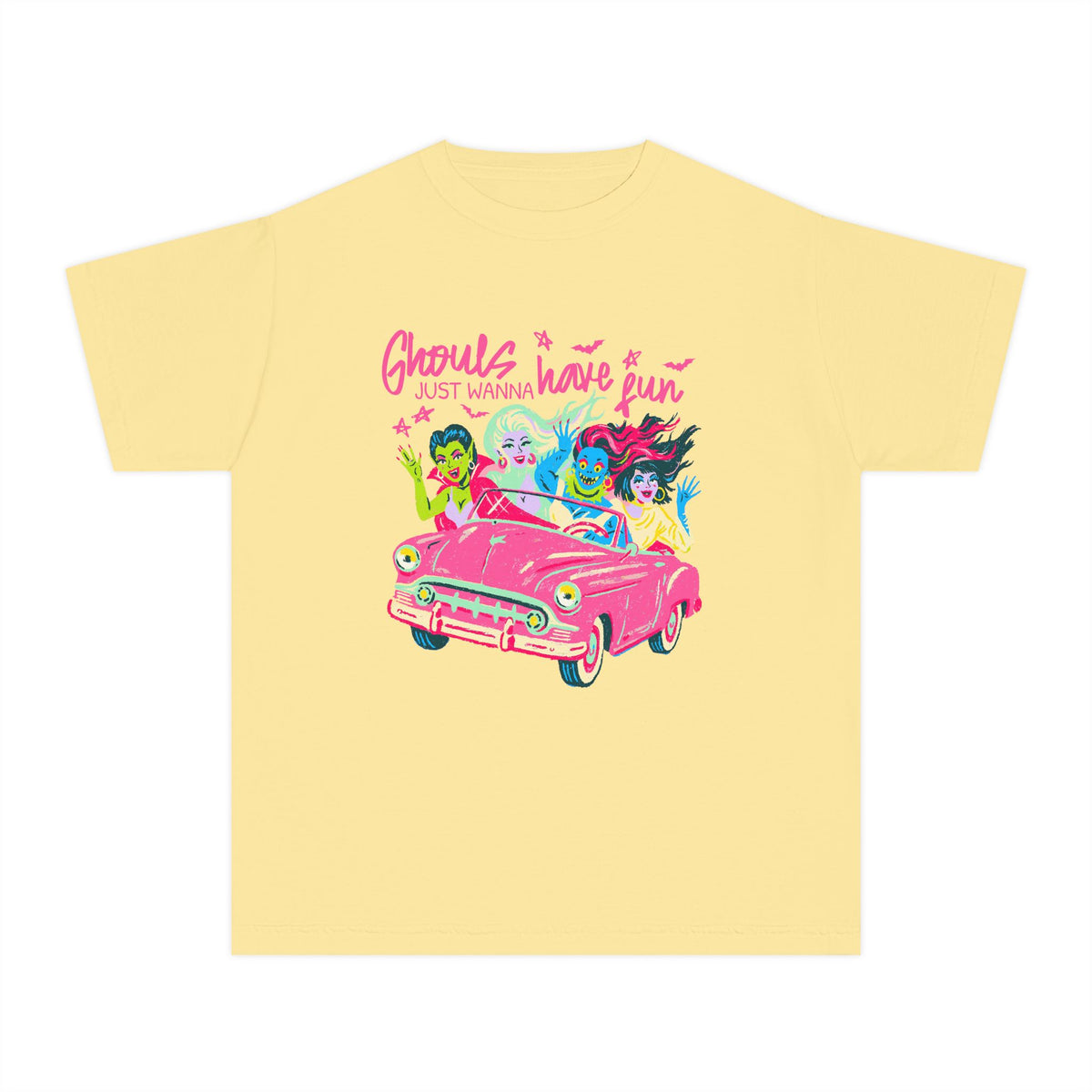 Ghouls Just Wanna Have Fun Halloween Monsters T-Shirt Fun Kids Graphic Tee