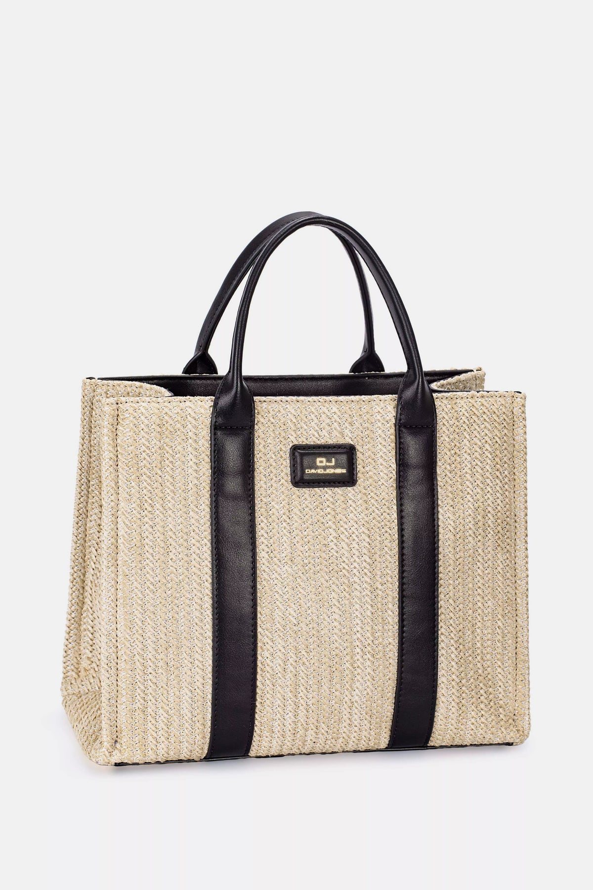 David Jones Square Woven Tote Handbag - Sydney So Sweet
