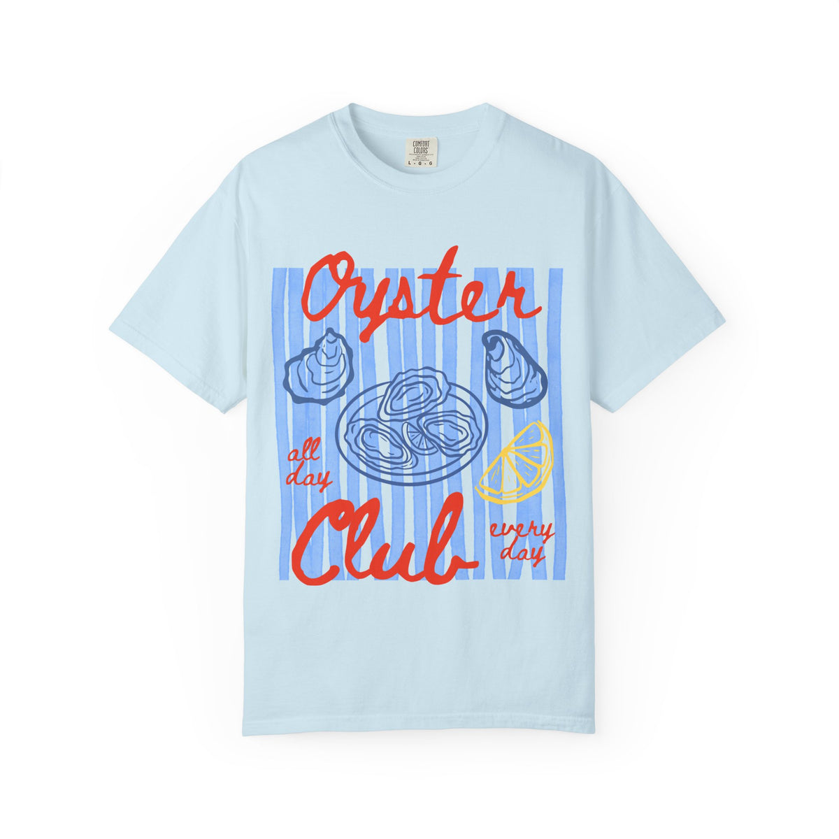 Oyster Club T-Shirt Vintage Seafood Graphic Tee