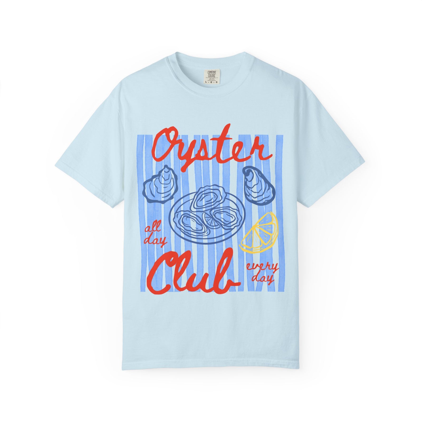 Oyster Club T-Shirt Vintage Seafood Graphic Tee