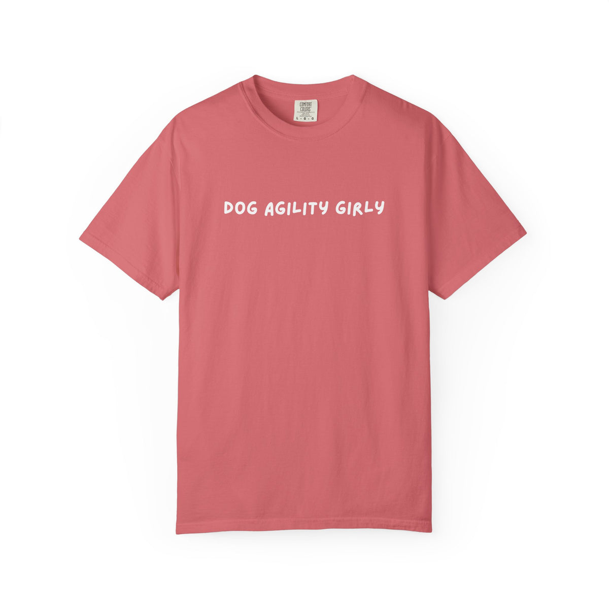 Dog Agility Girly Pet Lovers Dog Sports Graphic T-Shirt Unisex Short Sleeve Tee