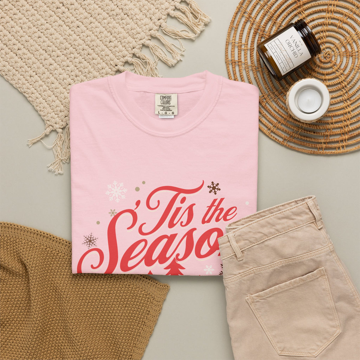 Tis the Season to Celebrate Jesus Christmas T-Shirt Christian Graphic Tee