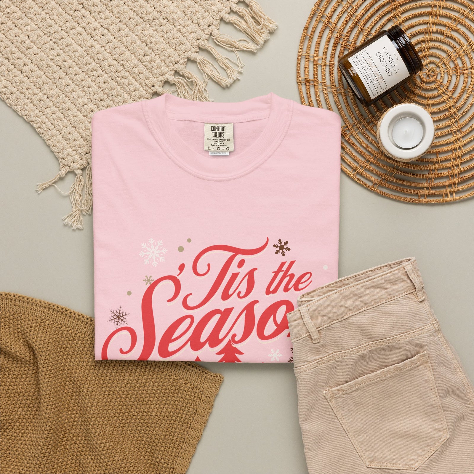 Tis the Season to Celebrate Jesus Christmas T-Shirt Christian Graphic Tee