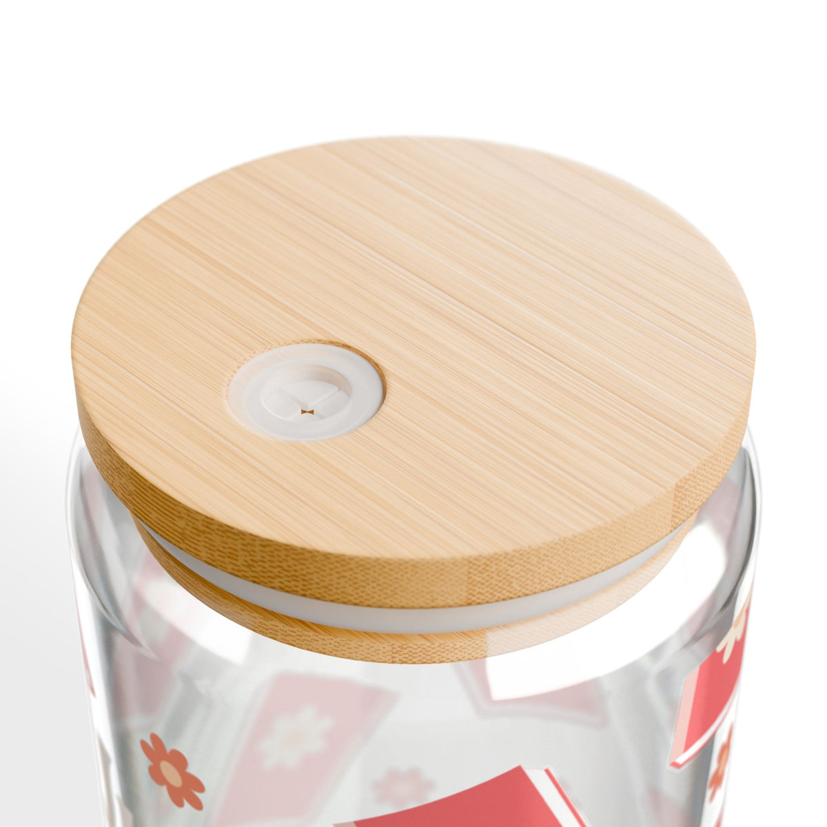 One More Chapter Tumbler Sipper Glass 16oz — Reusable Drink Jar with Lid & Straw
