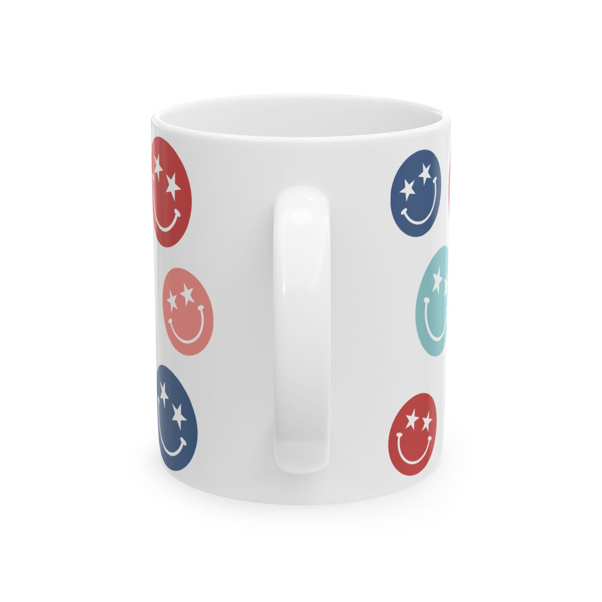 Star Smiley Cute Ceramic Mug Coffee Cup (11oz & 15oz)