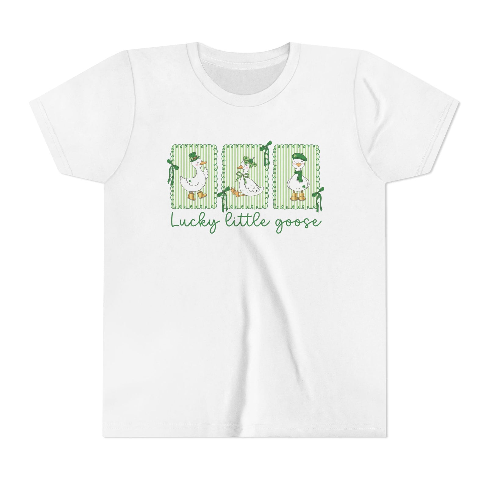 Lucky Little Goose Youth Tee Cute St. Patrick's Day Kids T-Shirt
