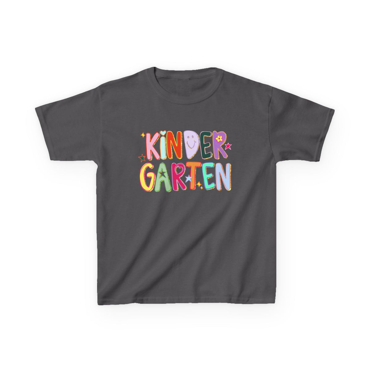 Kindergarten Kids T-Shirt Cute & Colorful Back to School Grade K Tee