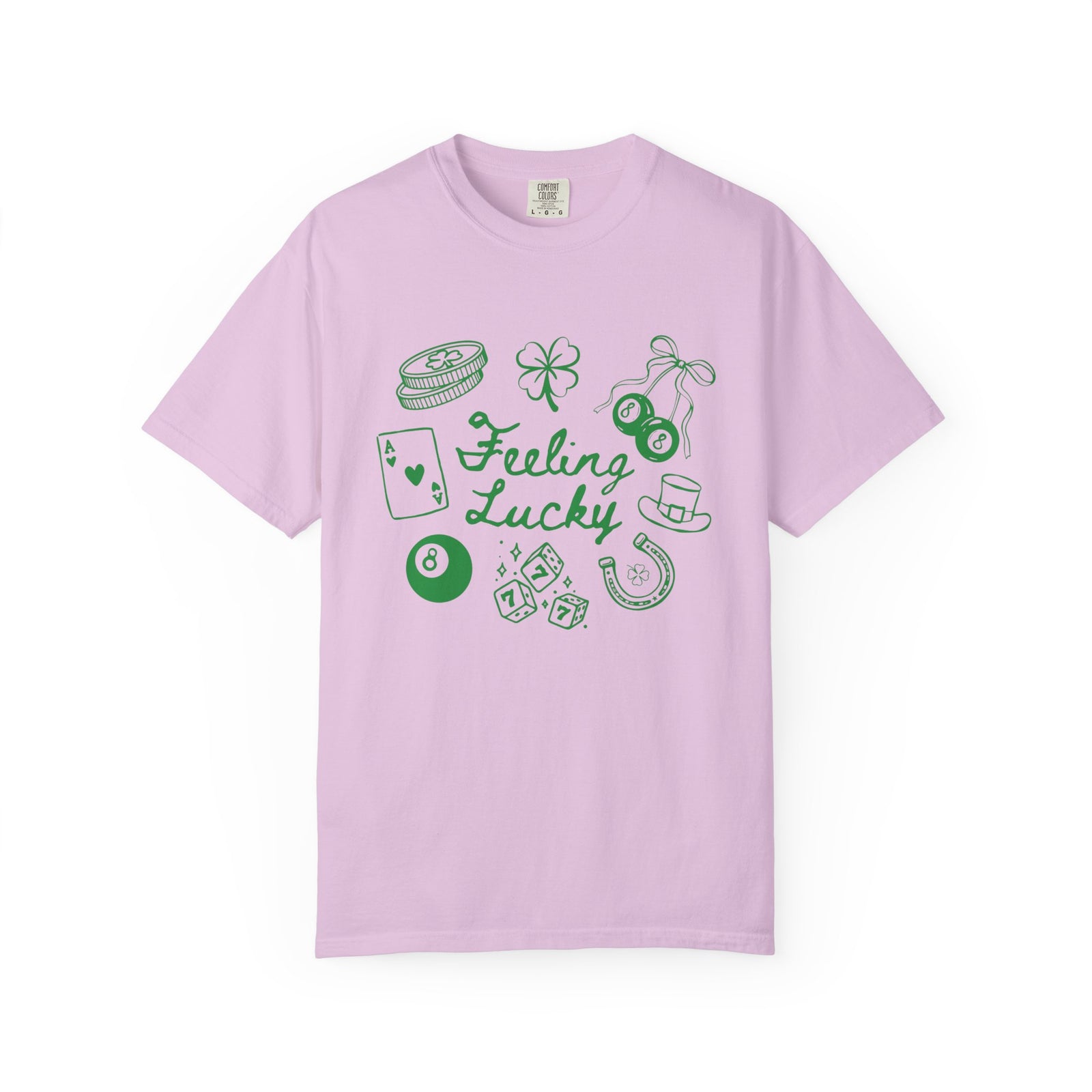 Feeling Lucky Good Luck Charms Graphic T-Shirt Unisex Short Sleeve Tee