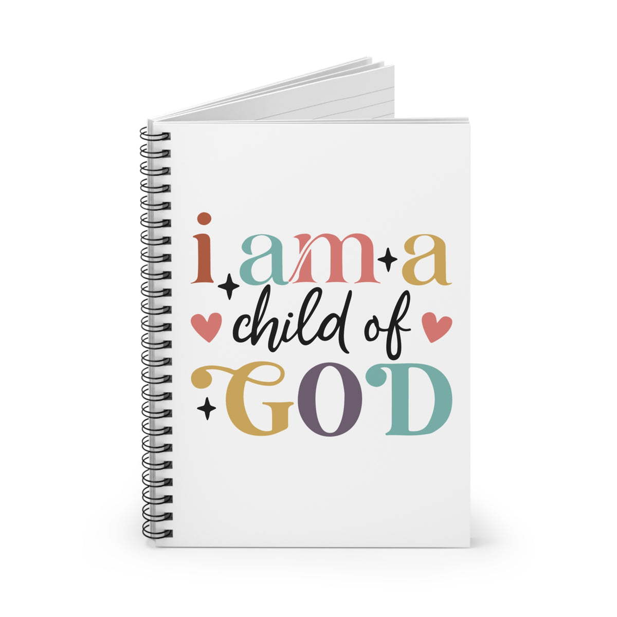 Child of God Spiral Notebook Inspirational Religious Ruled Journal
