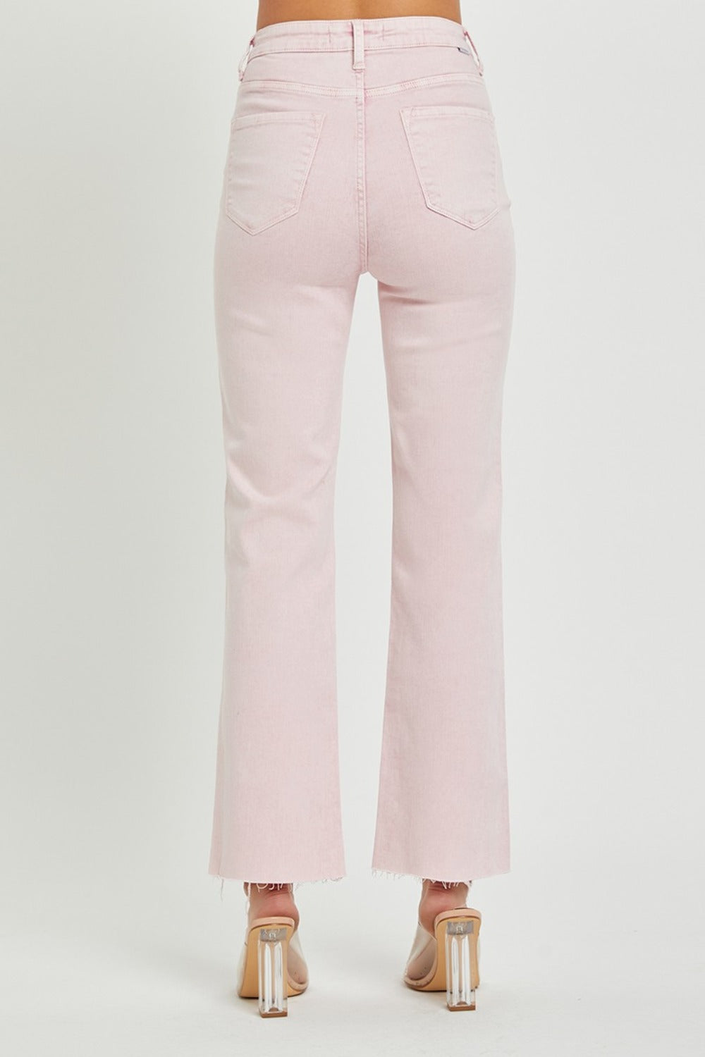 RISEN Full Size High Rise Tummy Control Straight Jeans - Sydney So Sweet