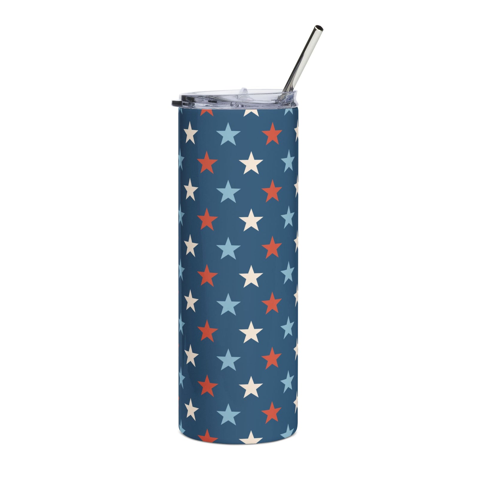 Patriotic Star 20oz Stainless Steel Tumbler Insulated Travel Cup