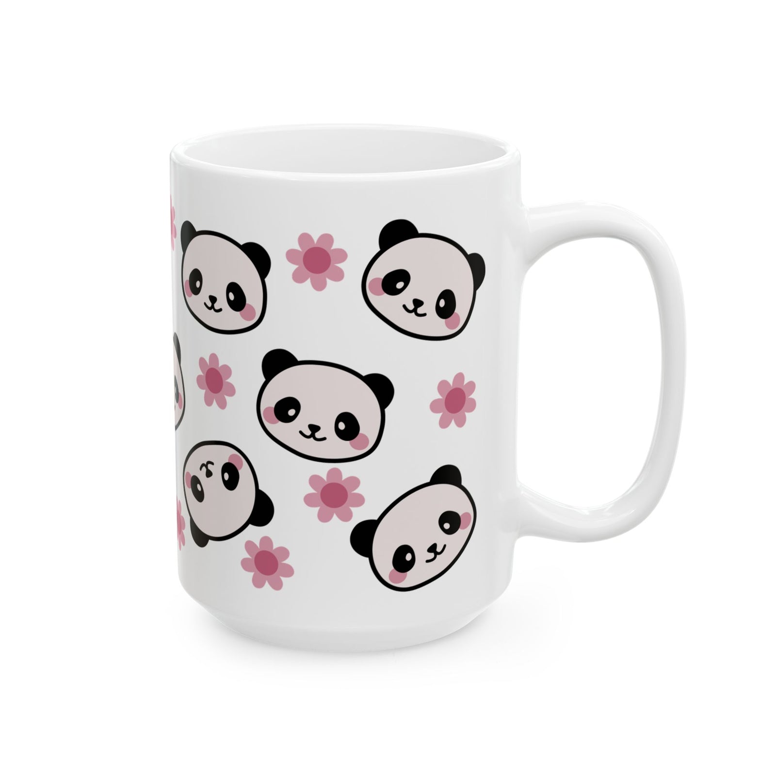 Panda Blossom Cute Kawaii Ceramic Mug Coffee Cup (11oz & 15oz) - Sydney So Sweet