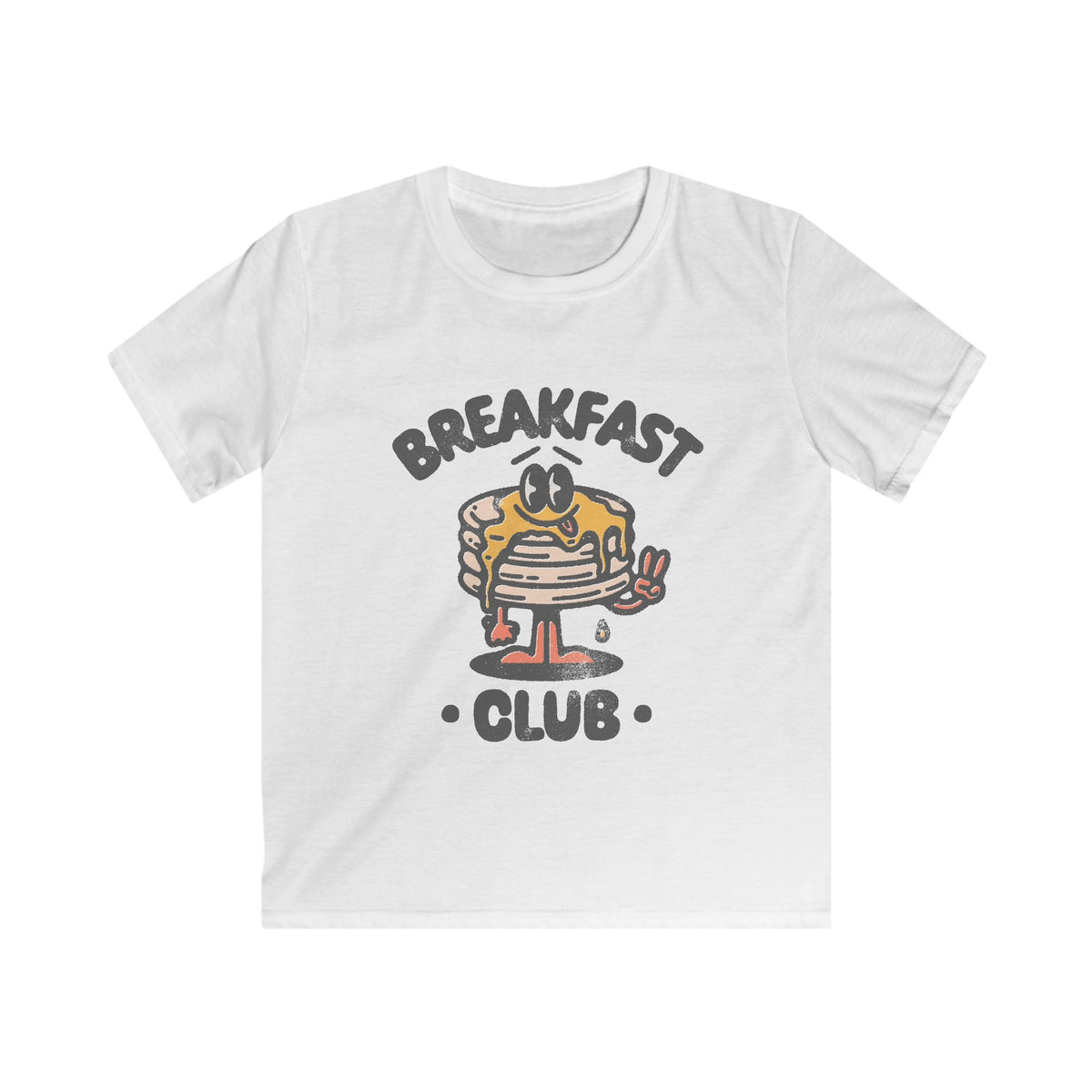Breakfast Club Kids T‑Shirt — Cute Pancake Graphic Tee for Children