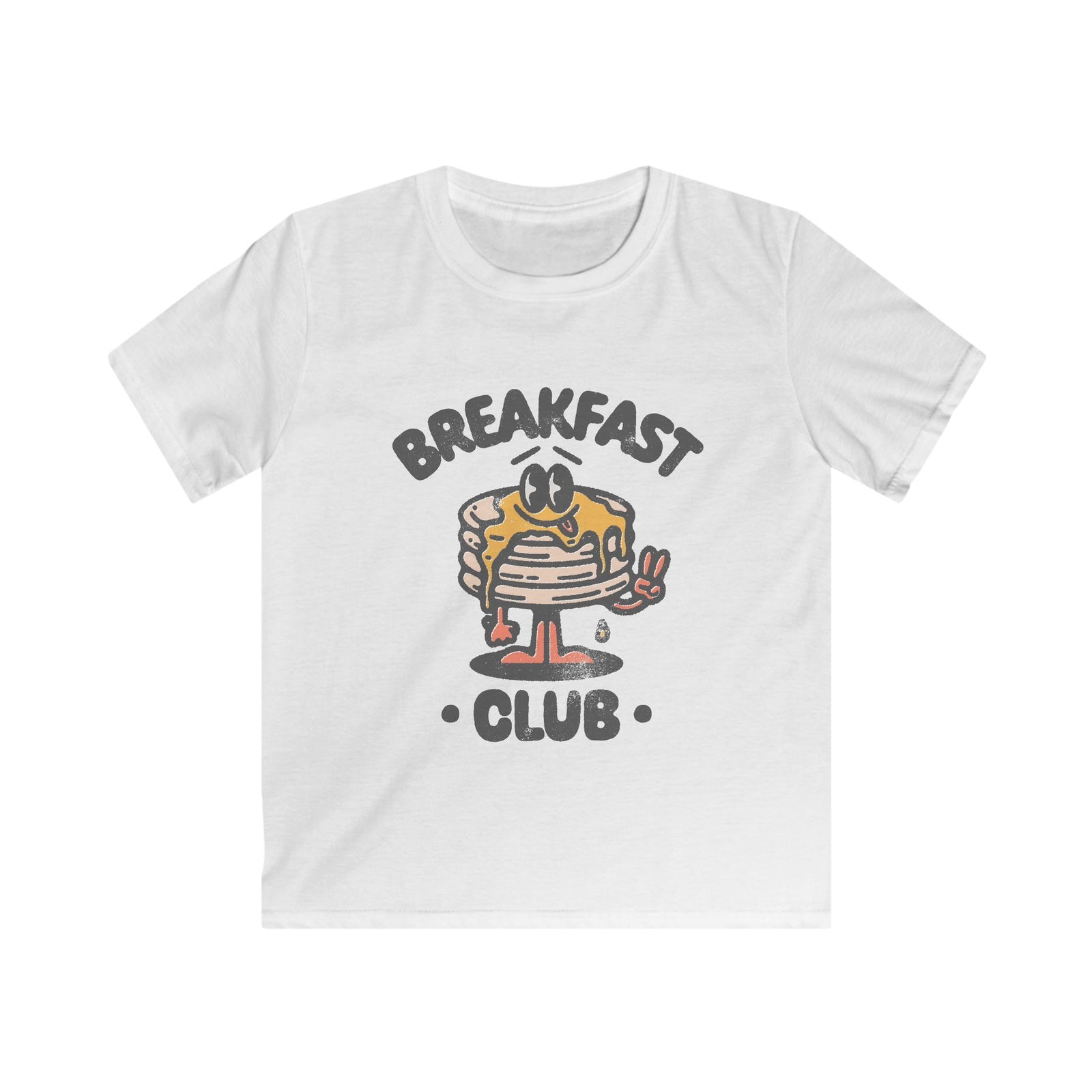 Breakfast Club Kids T‑Shirt — Cute Pancake Graphic Tee for Children