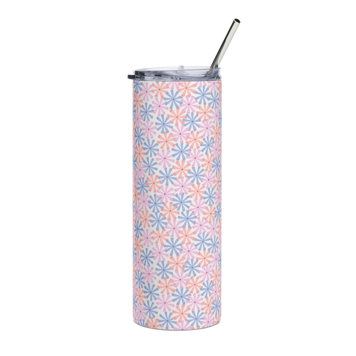Pastel Modern Daisy 20oz Stainless Tumbler Insulated Travel Cup