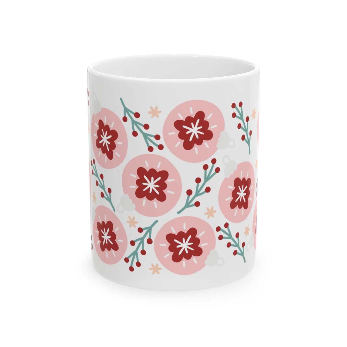 Hygge Christmas Holiday Ceramic Mug Coffee Cup (11oz & 15oz)
