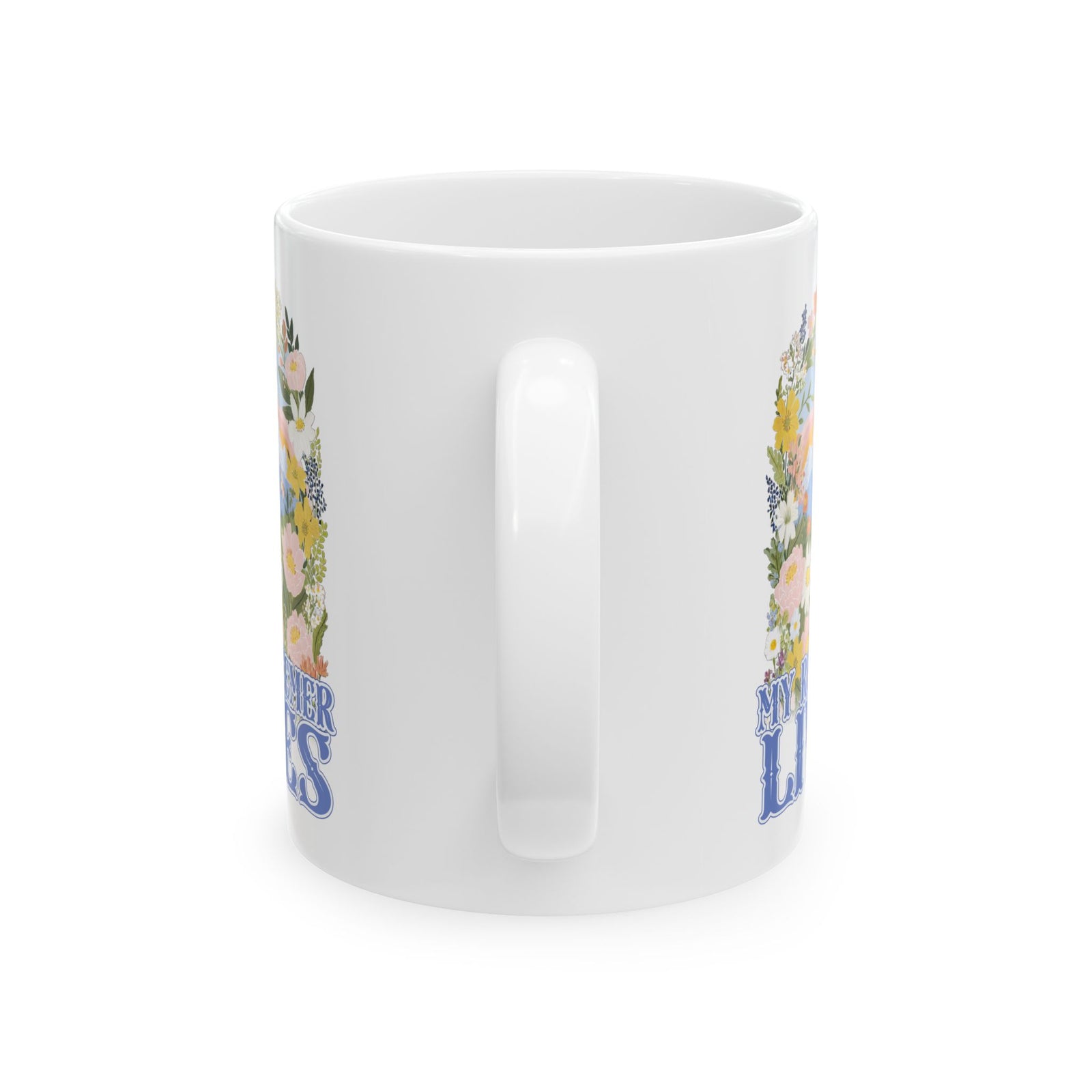 My Redeemer Lives Easter Christian Ceramic Mug Coffee Cup (11oz & 15oz)