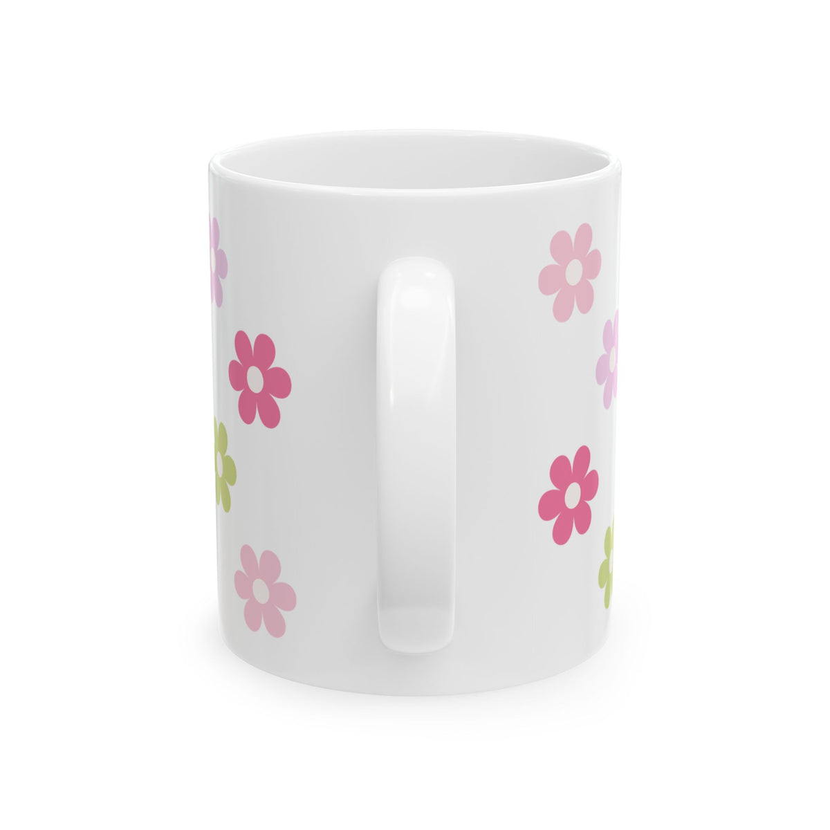 Ceramic Mug — "Out Here Being Blessed" Floral Coffee Cup (11oz & 15oz)