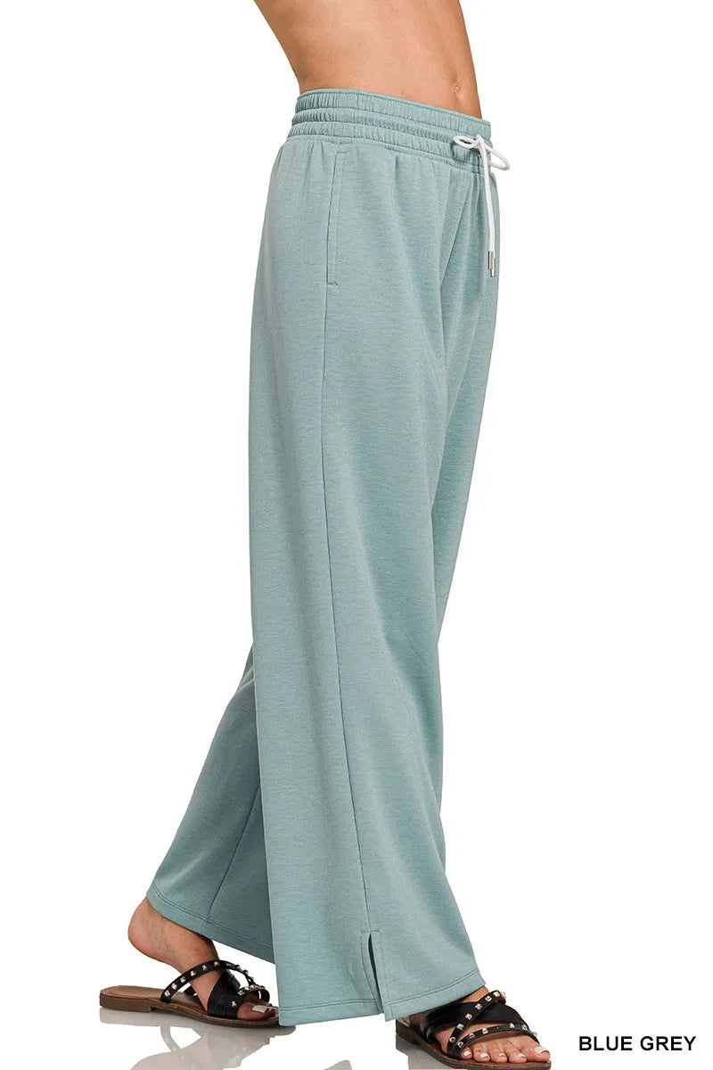 Zenana Scuba Drawstring Pants - Sydney So Sweet