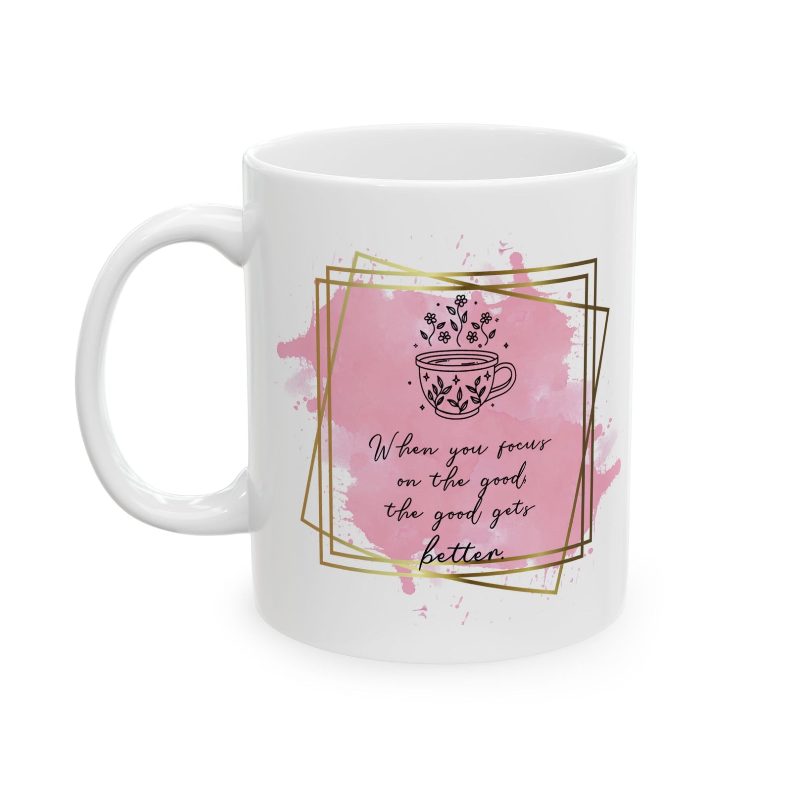 Focus on the Good Inspirational Mug Coffee Cup (11oz & 15oz) - Sydney So Sweet