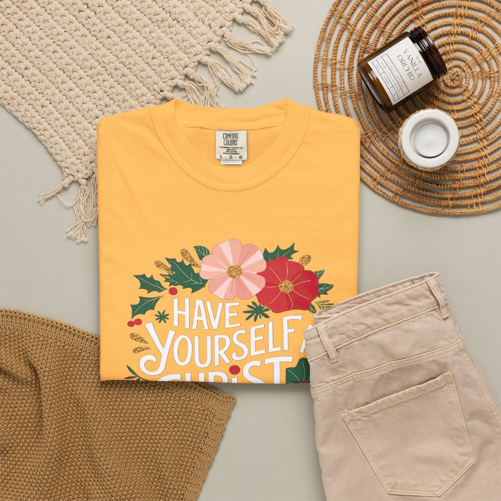 Have Yourself a Christ Filled Christmas T-Shirt Christian Graphic Tee