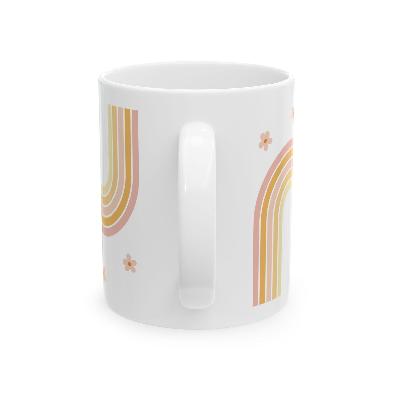 Coffee Retro Rainbow Cute Ceramic Mug Coffee Cup (11oz & 15oz) - Sydney So Sweet