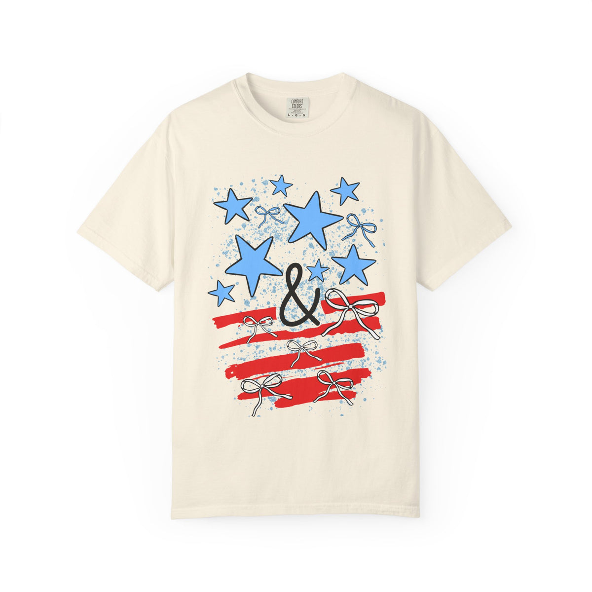 American Stars & Stripes T-Shirt Patriotic July 4th Graphic Tee