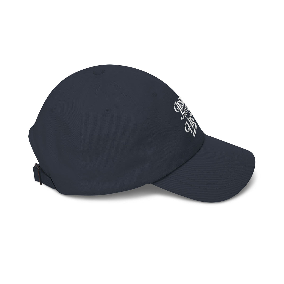Jesus Put It On His Tab White Embroidered Christian Dad Cap Baseball Hat