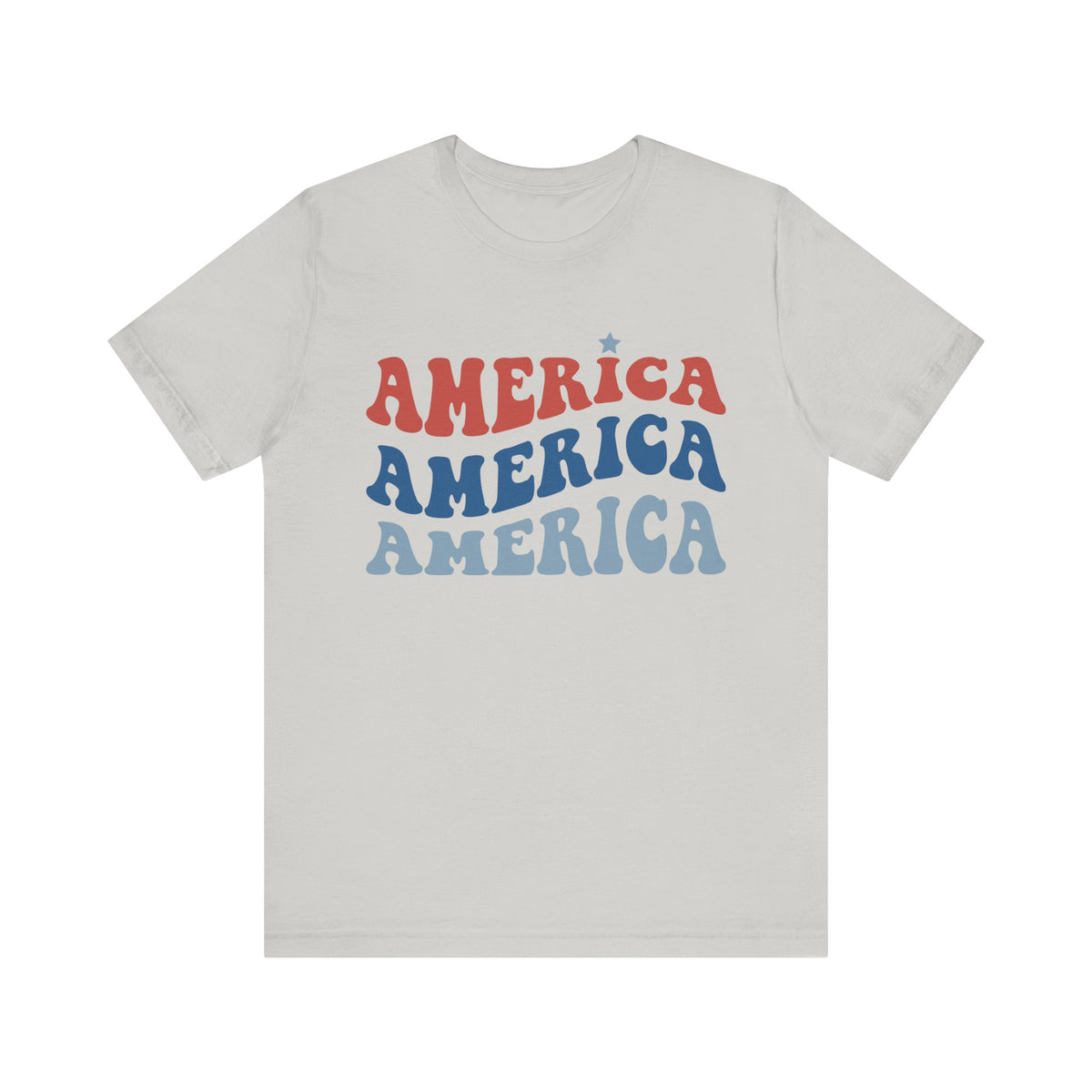 America America Retro Tee Patriotic 4th of July T-Shirt