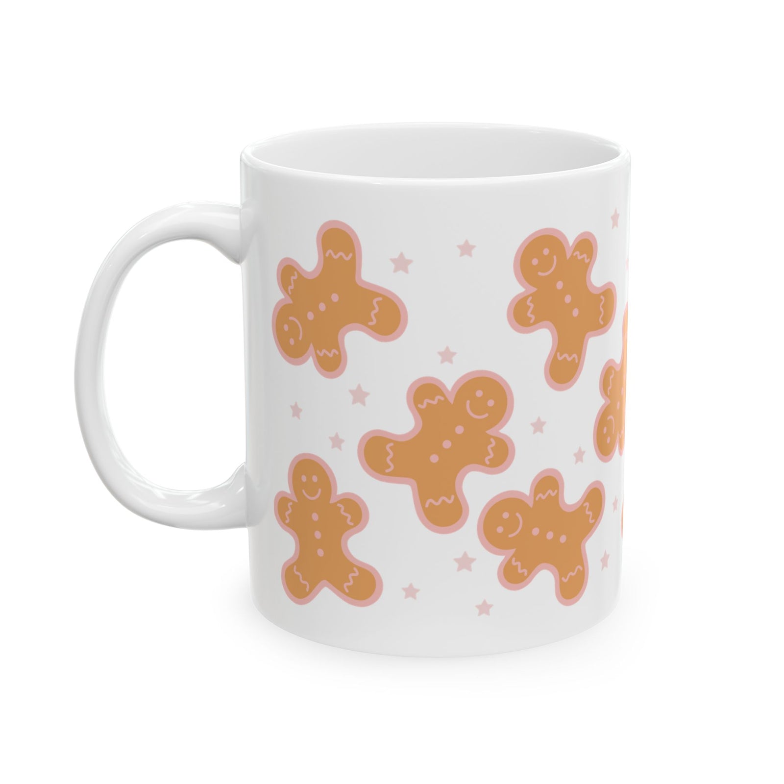 Sweet Gingerbread Cookies Ceramic Mug Coffee Cup (11oz & 15oz)